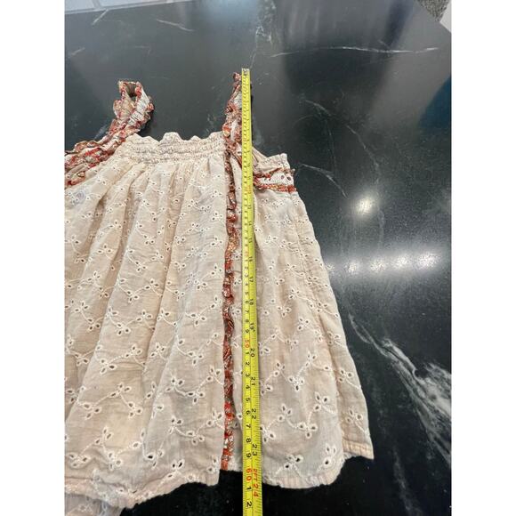 Easel BoHo Natural tan eyelet swing tank LG - Picture 11 of 11